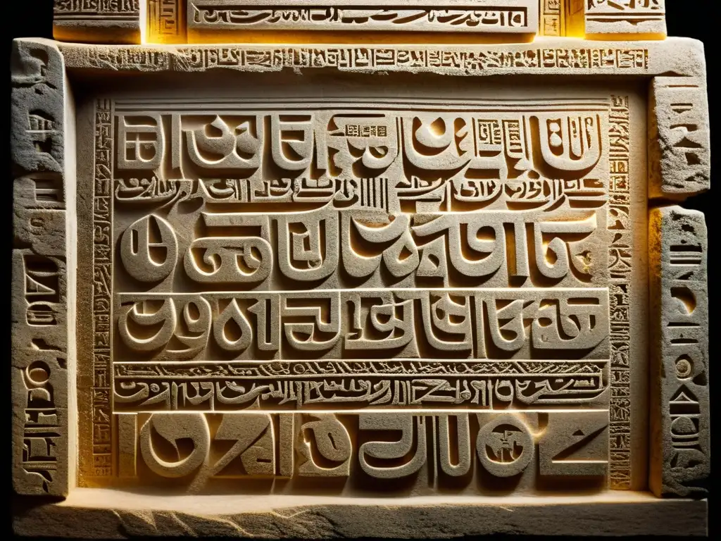 dialogos y palabras » antiguas inscripciones semiticas iluminadas arabe