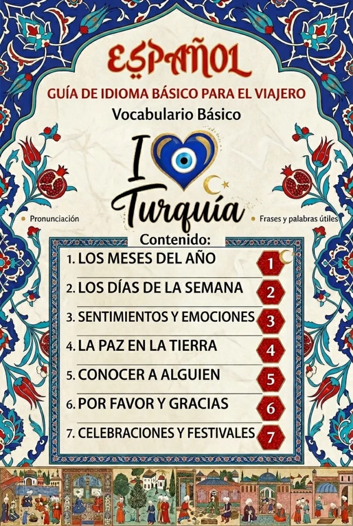 Vocabulario Básico Turco para principiantes