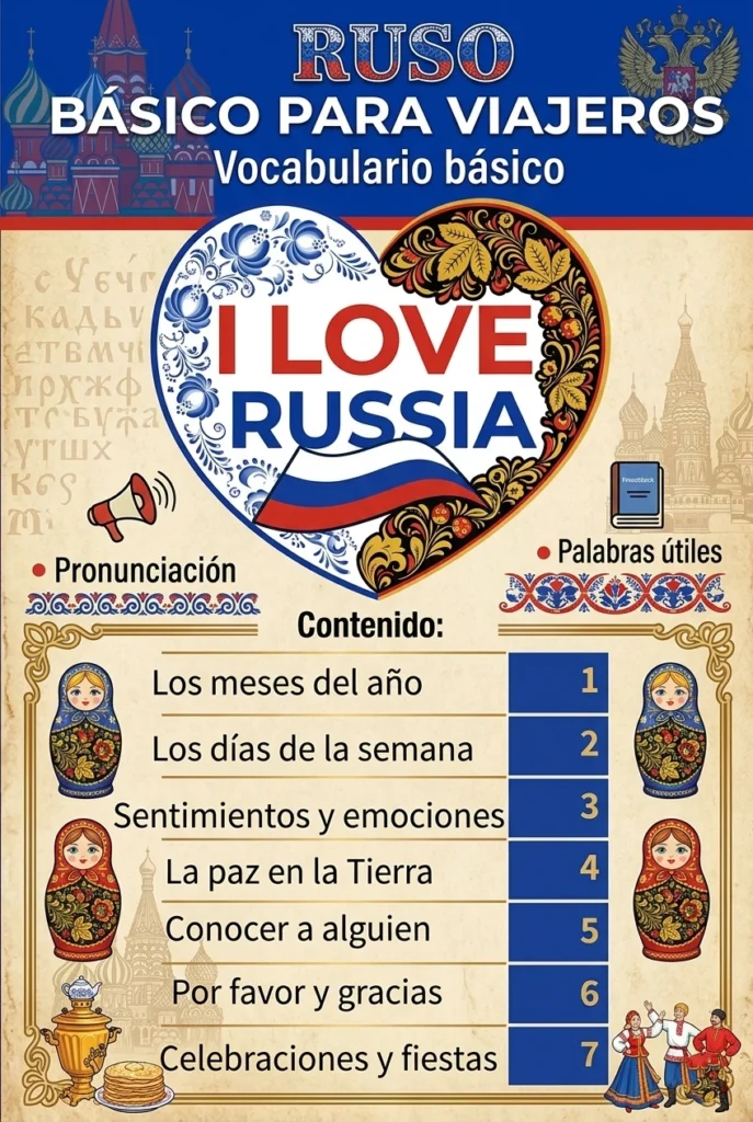 Vocabulario Ruso para principiantes